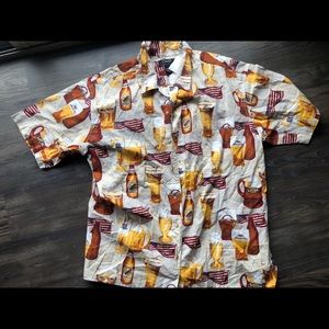 Beer button down XL shirt